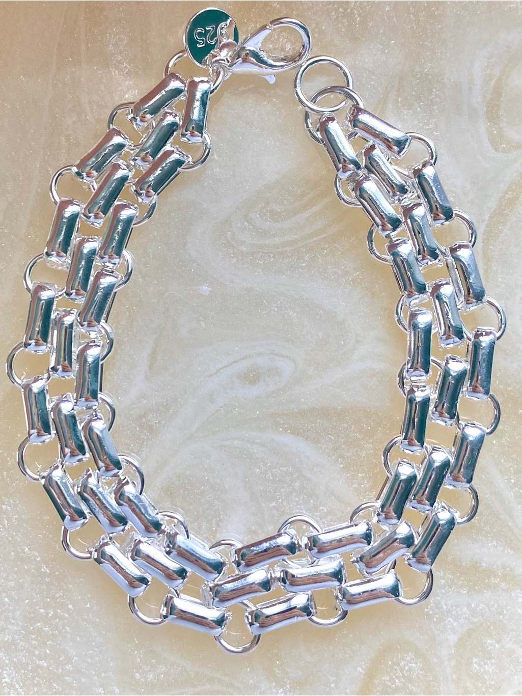 Silver Chunky Link Bracelet Silver Silver Chunky Link Bracelet Silver